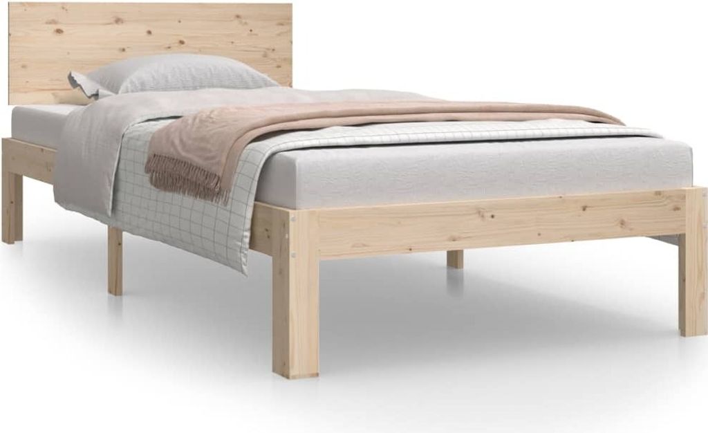 vidaXL vidaXL - Cadre de lit - massif - pin - 90x200 - cm Image du produit 