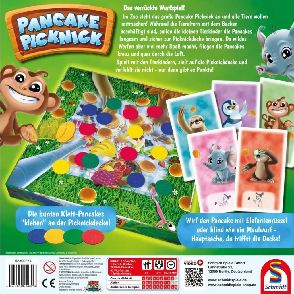 Jeu de Lancer Pancake Picknick Schmidt Spiele - Matériel de Qualité - 4