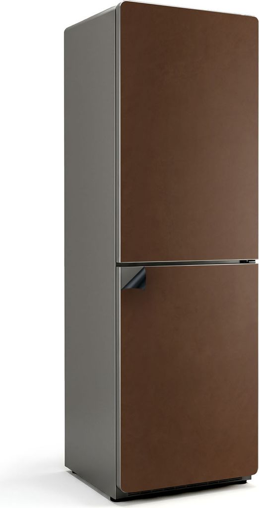Farbe Braun – Magnetische Kühlschrank Abdeckung – Dekorfolie magnetisch Küche – Kühlschrank Magnet Deko – selbstklebende Magnettafel –...