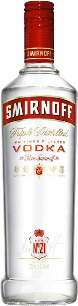 Smirnoff Red No. 21 Vodka Premium 0,70 L Immagine del prodotto 