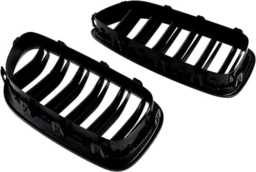 Grille de Calandre BMW E46 Facelift Noir Brillant : Stop au Chrome Usé - 4