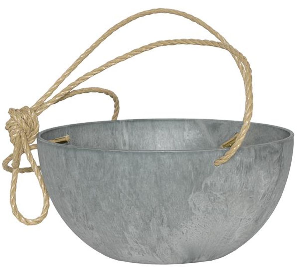 ARTSTONE závesný kôš Fiona Ø 31 x 15 cm sivý Obrázok produktu 