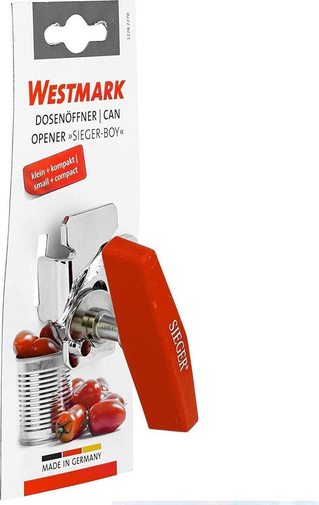 Apriscatole Westmark Sieger Boy - Compatto In Acciaio Cromato E Plastica - Made In Germany - Foto 4