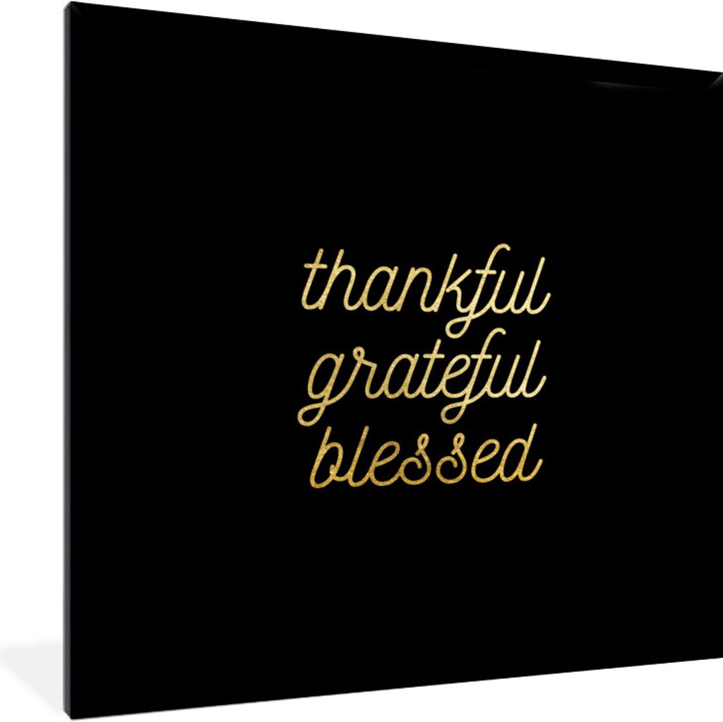 MuchoWow Gerahmtes Poster Zitate - Sprichwörter - Gold - Schwarz 40x40 cm - Poster mit Schwarzem Bilderrahmen Wandposter Rahmen Foto Bilder - Mi...