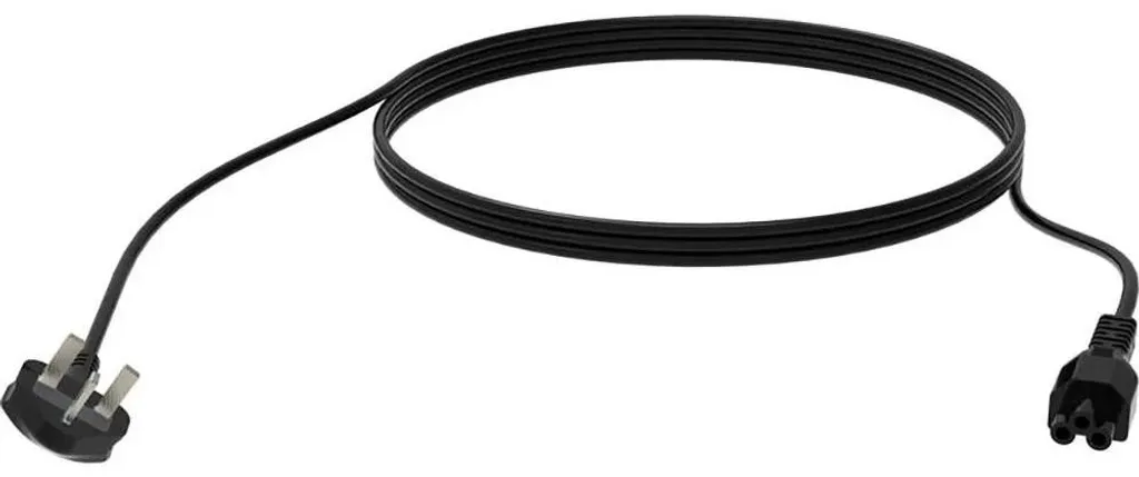 Câble d'alimentation Vision TC 3MUKCVLF/BL Noir 3m - BS 1363 vers IEC C5