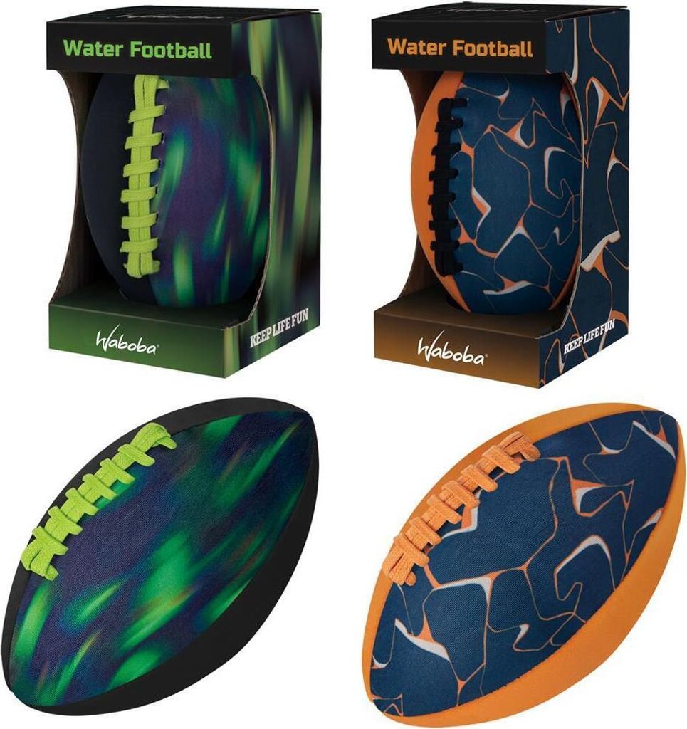 Waboba Beach Water Football – Premium Graphics, Lycra Cover – 9” Birthday Gift