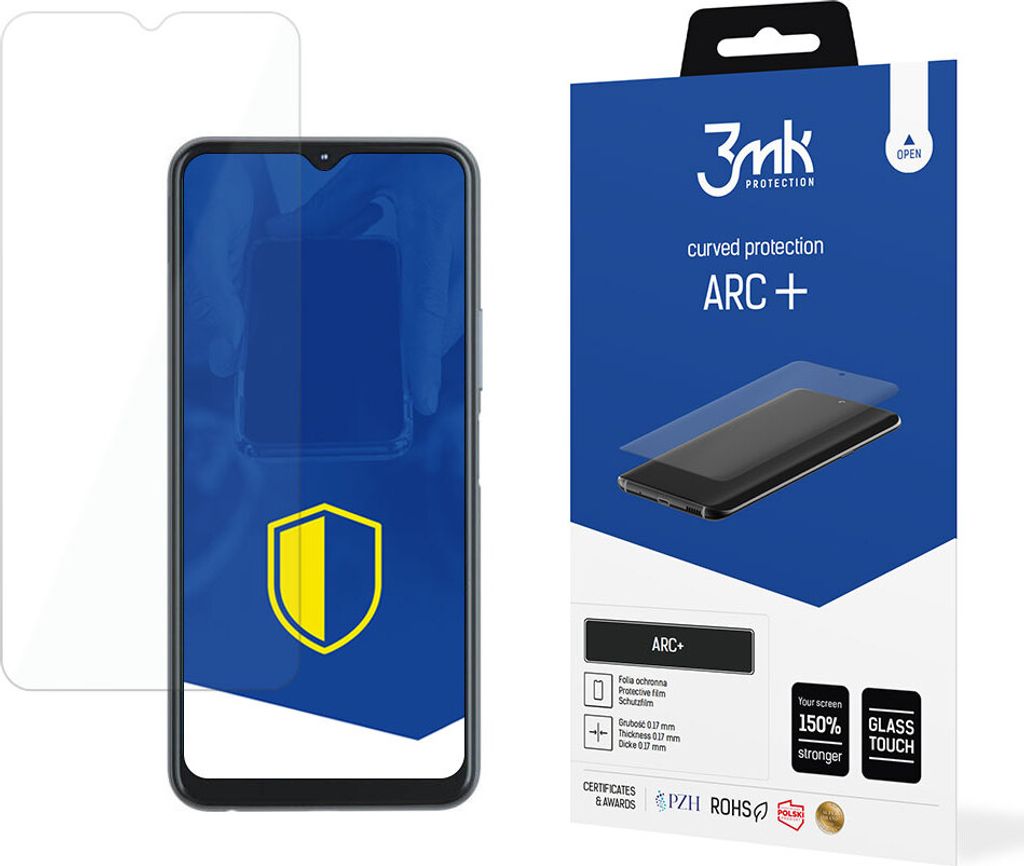3mk Display Schutzfolie ARC+ für Vivo Y12s 2021 0,17mm Self-Heal