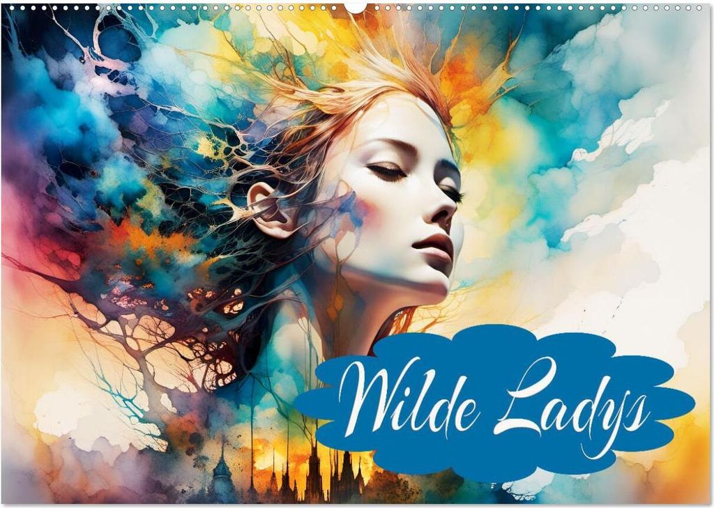 Wilde Ladys (Wandkalender 2026 DIN A2 quer), CALVENDO Monatskalender