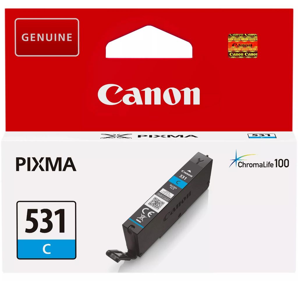Canon CLI-531 C, Cyan, 1 Stück(e), 515 Seiten, Produktbild 