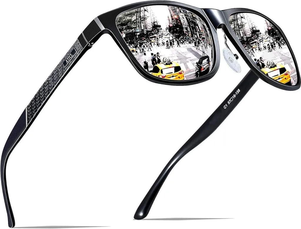 Occhiali Sportivi Polarizzati ATTCL Uomo Al-Mg Montatura Metallo