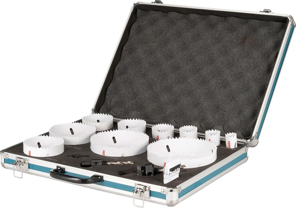 Makita Bim Economy 10Set von Lochsägen. 22,29,35,44,57,64,76,92,111, D-75764