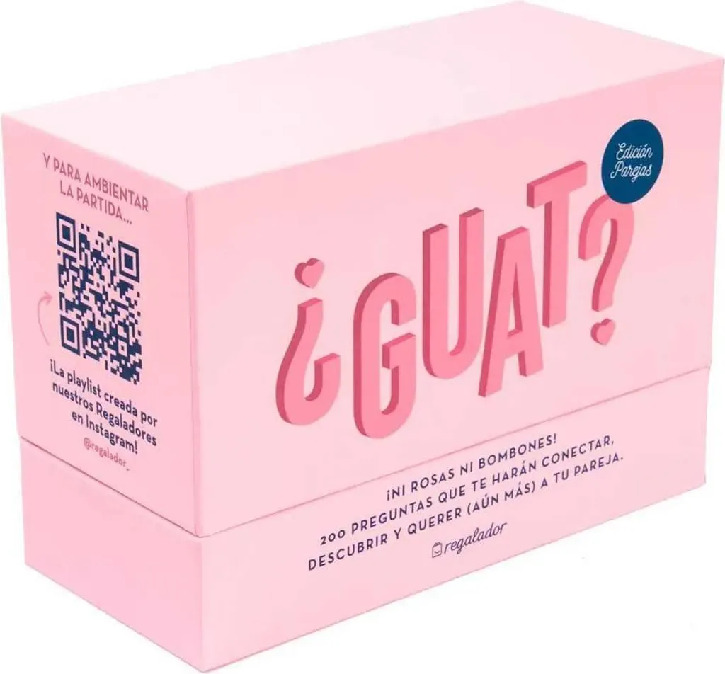 Jeu de société Regalador ¿guat? Édition Couples en espagnol Rose Unique