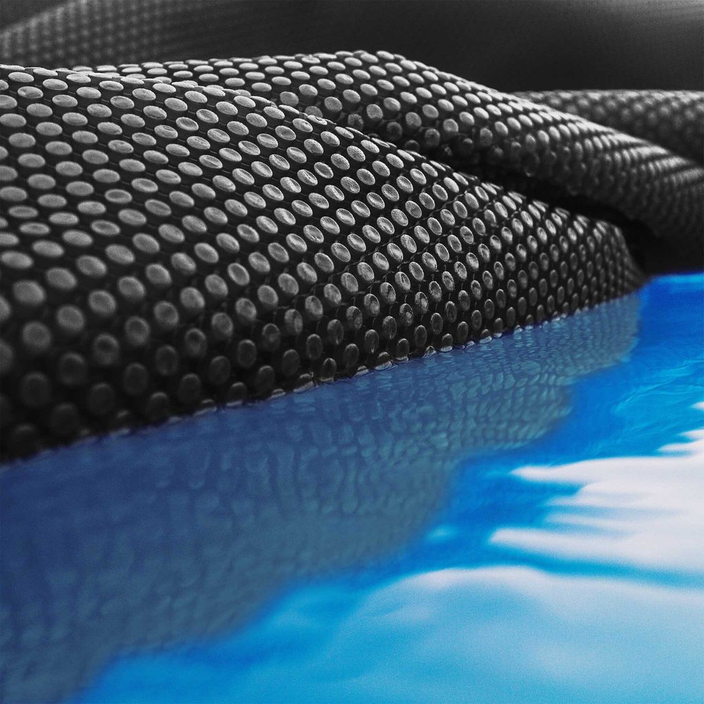Wiltec Pool Solarfolie 4 x 6 m, schwarz, Poolheizung aus Produktbild 2
