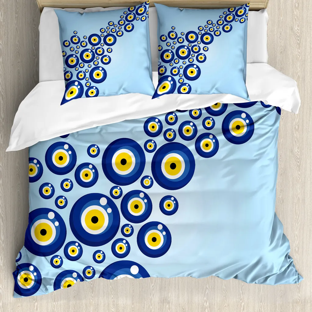 Offerta Copripiumino ABAKUHAUS 200x200 Evil Eye - Qualità Turca