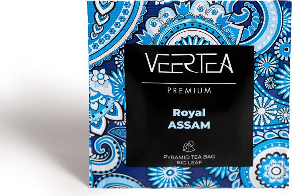 Veertea, Tee Set, 40 Pyramidenbeutel, Geschenkset,Assam Schwarzer Tee, 3g