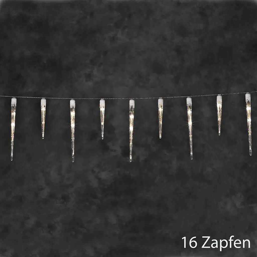 Guirlande Led 24 lampes blanc chaud 13,75M effet Zapf haute luminosité - 3