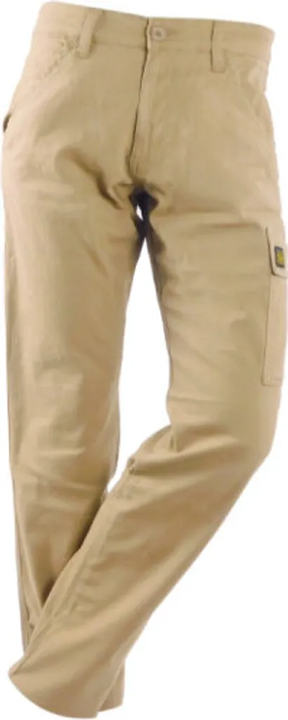Pantalon de Travail Multi-Poches Beige pour Homme en Coton Stretch CARP