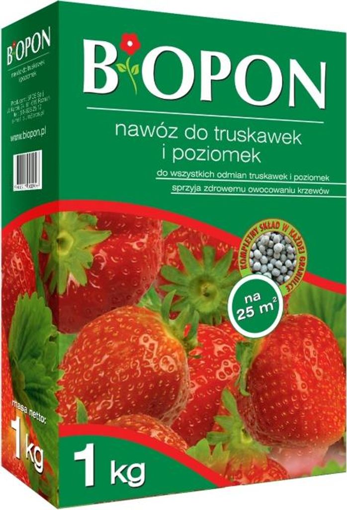 BIOPON concime per fragole e fragoline di bosco 1KG Immagine del prodotto 