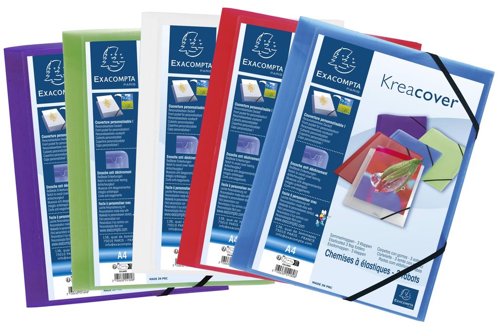 Exacompta Kreacover Sammelmappe A4 Polypropylen mit Produktbild 