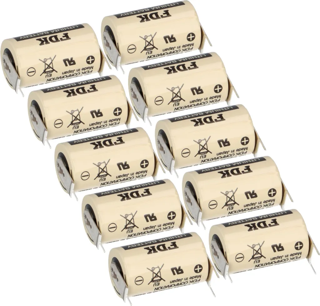 Pile automate programmable FDK CR14250SE-FT1 3V lithium pour circuit