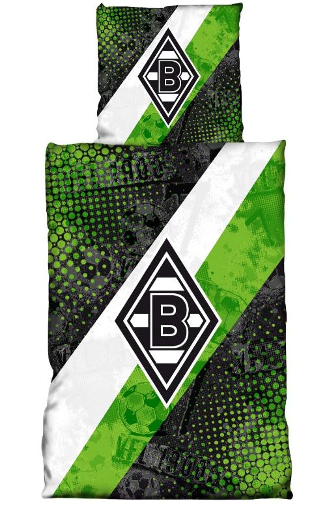 Borussia Mönchengladbach Biber Bettwäsche ** Raute ** 217120