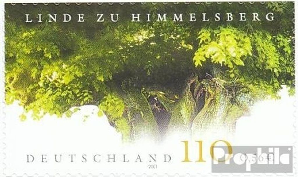 Briefmarken BRD (BR.Deutschland) 2001 Mi 2217 (kompl.Ausg.) selbstklebende Ausgabe postfrisch Naturdenkmäler