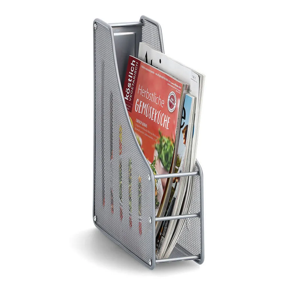 Range-documents Meshline silber 17700 stable en acier perforé argenté