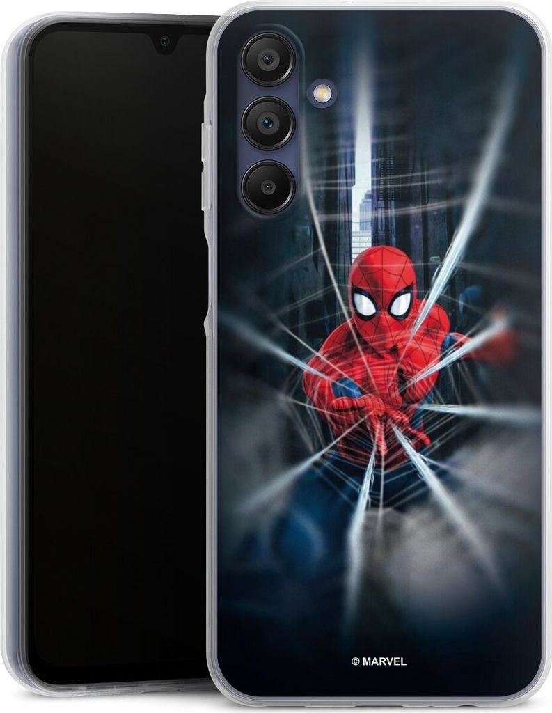 DeinDesign Handyhülle für Samsung Galaxy A15 5G Silikon Hülle Case Smartphone Schutzhülle Kinofilm Marvel Spider-Man