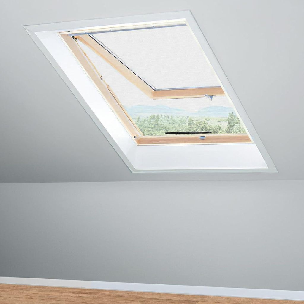 Fliegengitter für Dachfenster, schwarz, bis 130x150 cm, schnittbar