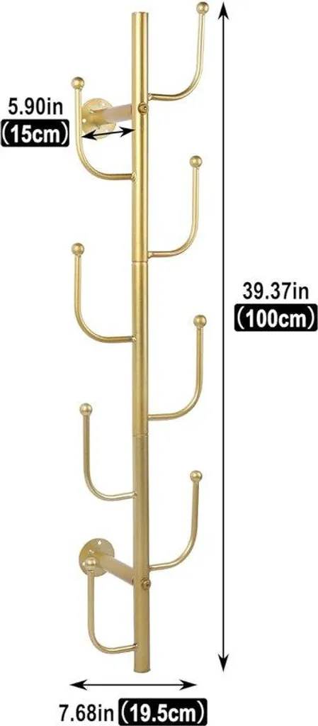 Penderie murale gain de place 100 cm pour vestiaire et entrée
