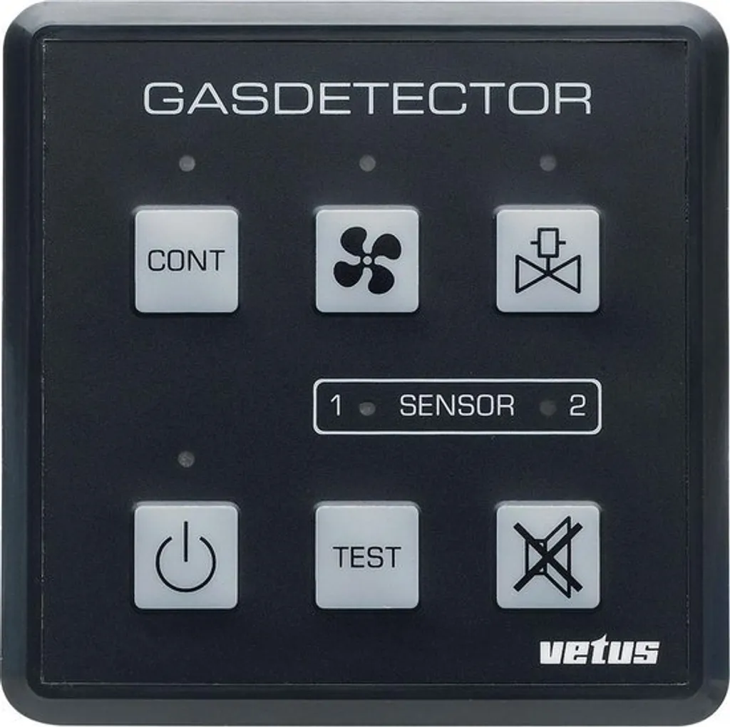 Détecteur de gaz et monoxyde de carbone pour bateau VETUS GD1000 12/24V