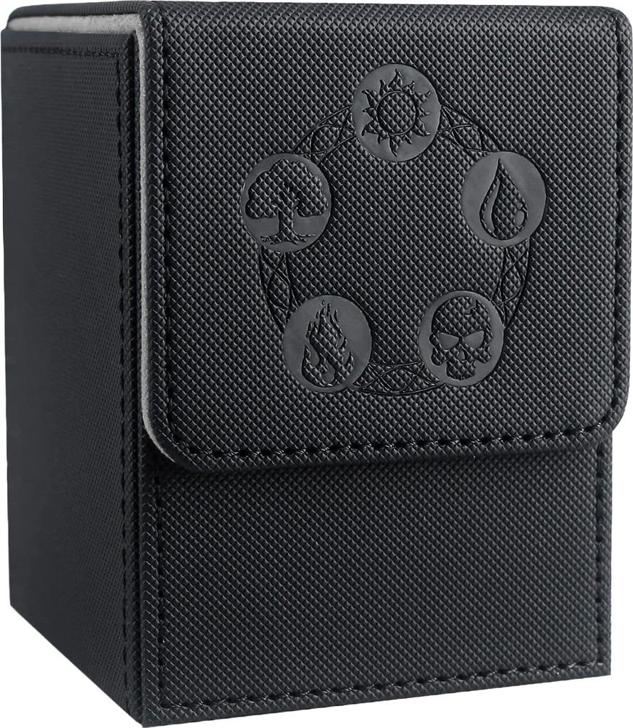 Kartenaufbewahrungsbox, großes Fassungsvermögen, weiches Futter, starker Magnet, Mehrzweck-Kartendeck-Etui, Spielkartenschutz