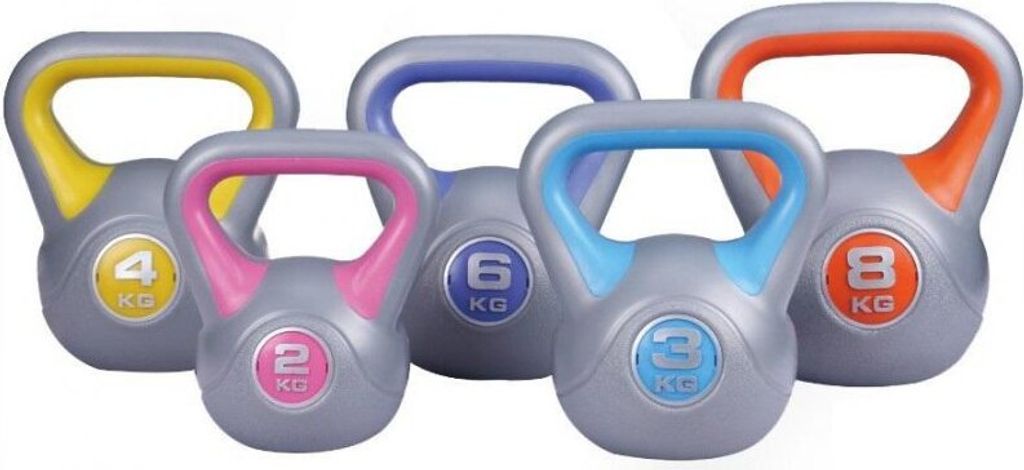 ČINKA KETTLEBELL LiveUp Plastic 12 kg Obrázek produktu