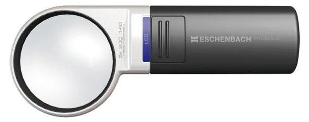 Eschenbach Lupe mobiluxLED 20D 5x 58mm Produktbild 