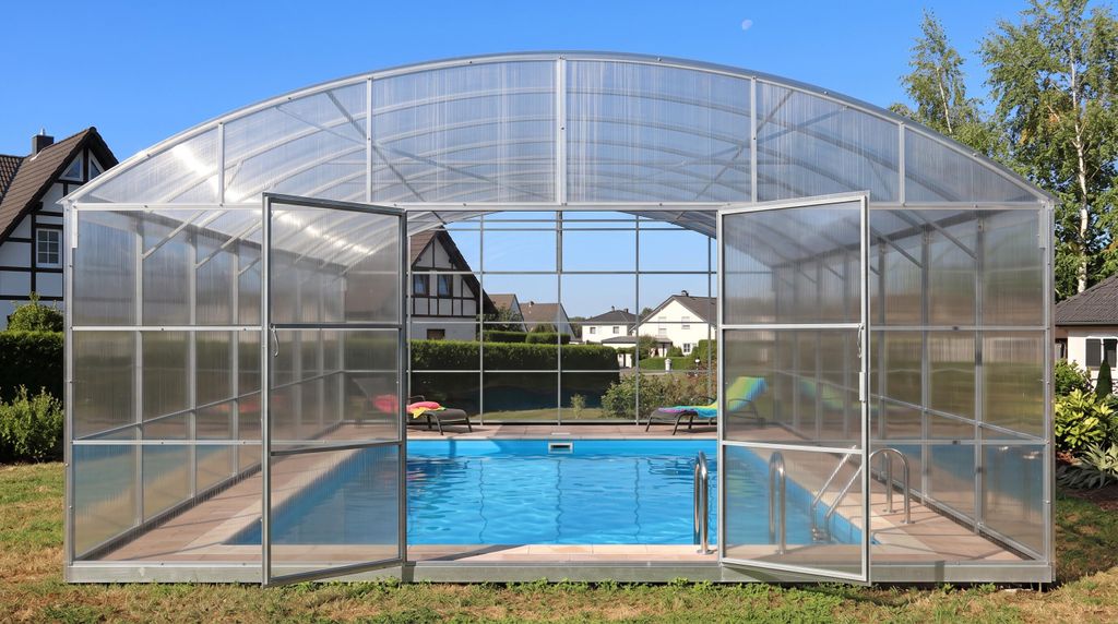 Poolabdeckung von Garten Dream. 5,5x10m mit 4mm Produktbild 