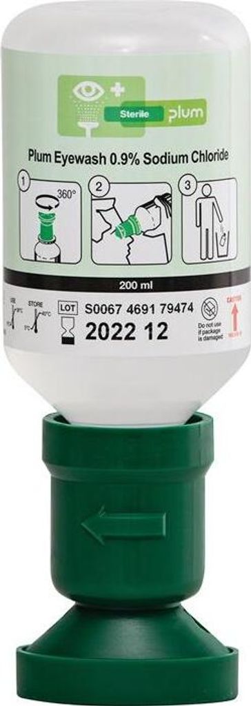 PLUM Lahvička na výplach očí 200 ml - Roztok na výplach očí Obrázek produktu 