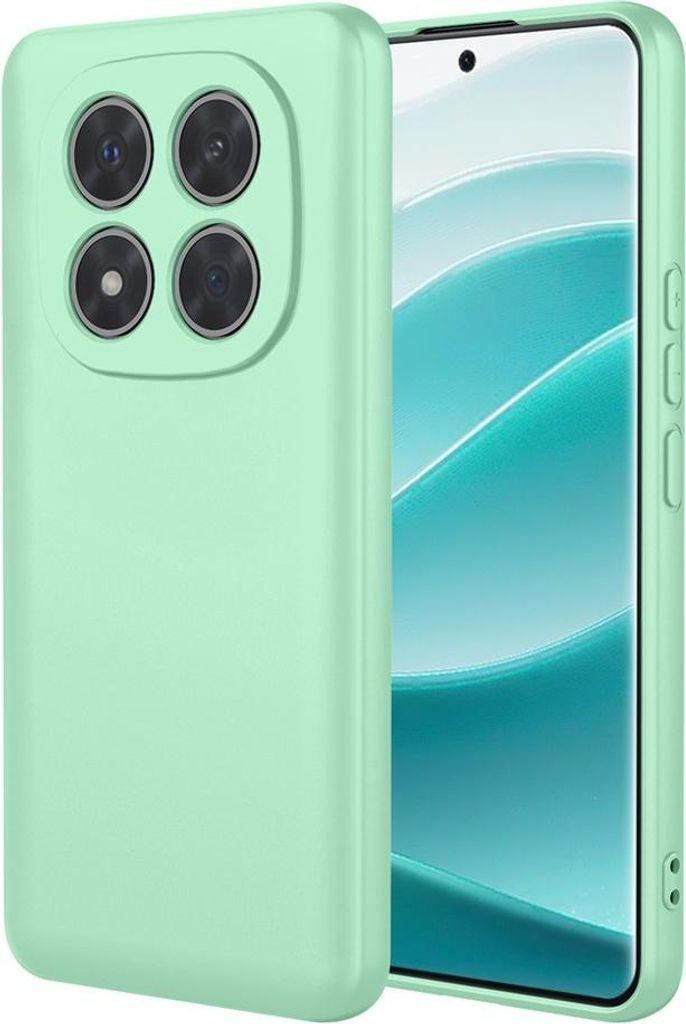 Hülle für Xiaomi Redmi Note 14 Pro 5G / Xiaomi Poco X7 - Phonesta Soft Silk Silikon Back Cover - Matcha Grün