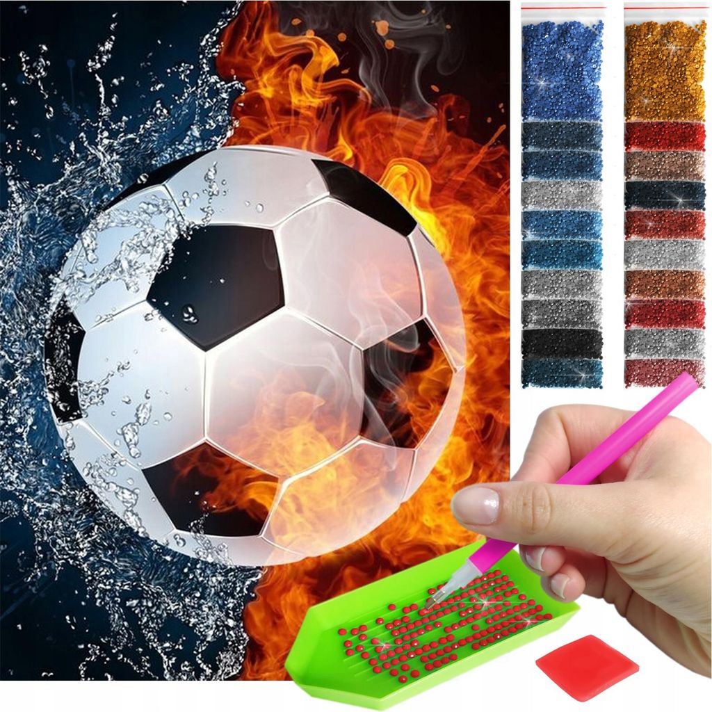 ARTULIO Diamond Painting Set - Emotionale Fußball Grafik im Produktbild 
