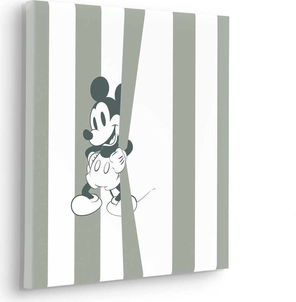 Keilrahmenbild - Mickey Be Yourself - Größe 40 x 40 cm