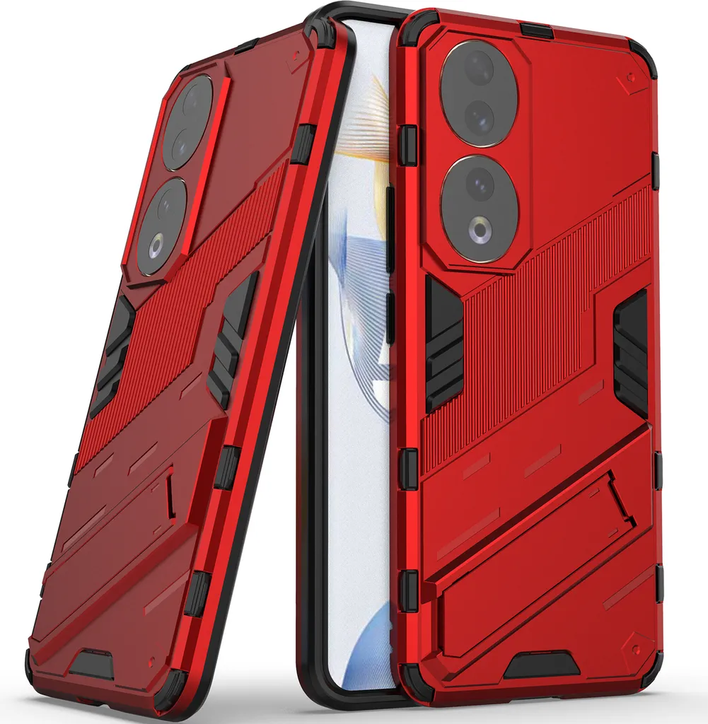 Analisi Tecnica: Cover Honor 90 Rossa Ibrida Antiurto con Stand