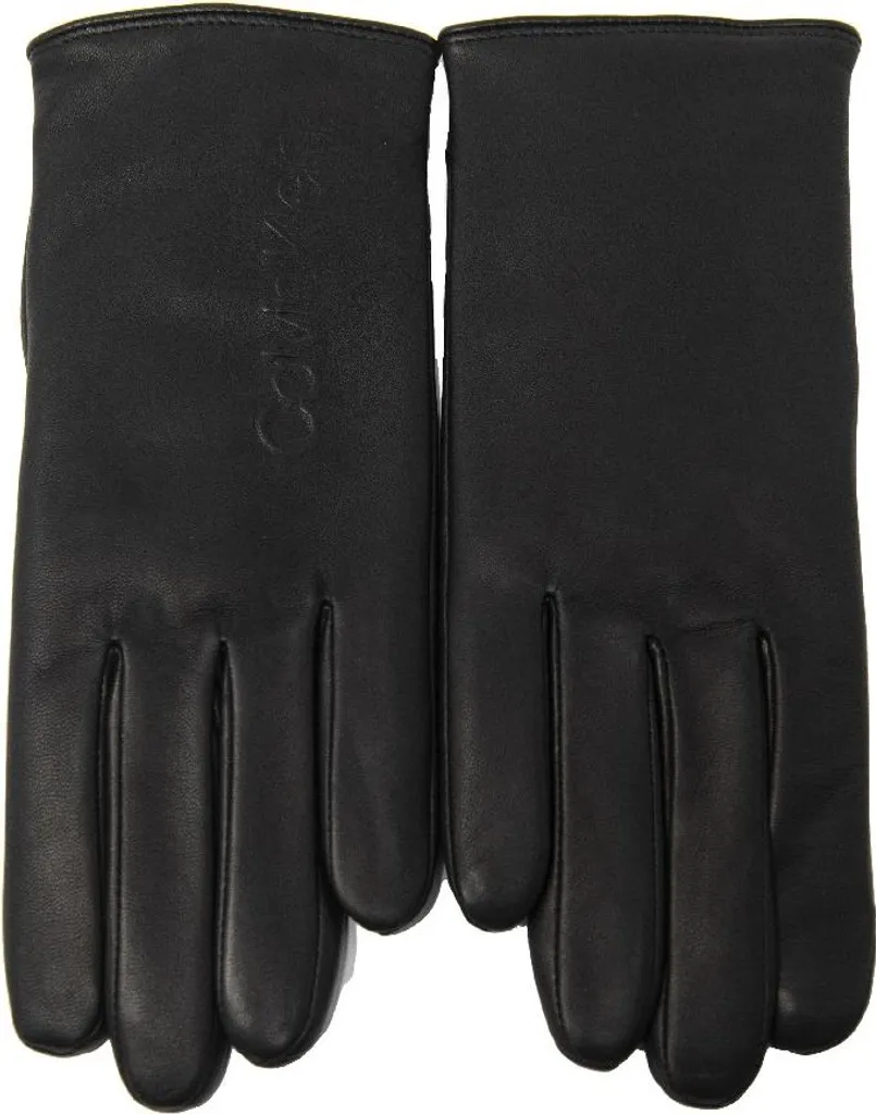 Guanti Donna CK Calvin Klein in Pelle Nera ZW0ZW01281 | S-M Eleganti