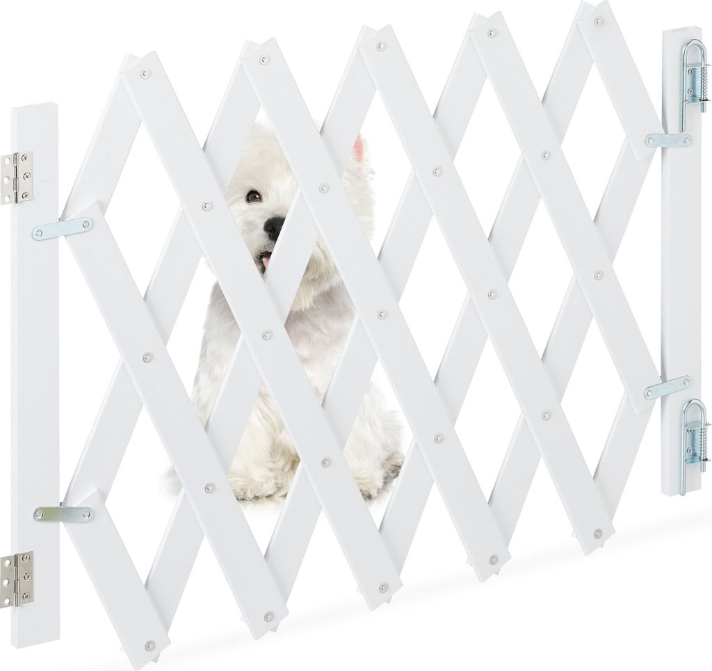 Relaxdays barrière pour chiens extensible jusqu'à 108,5 cm, Image du produit 