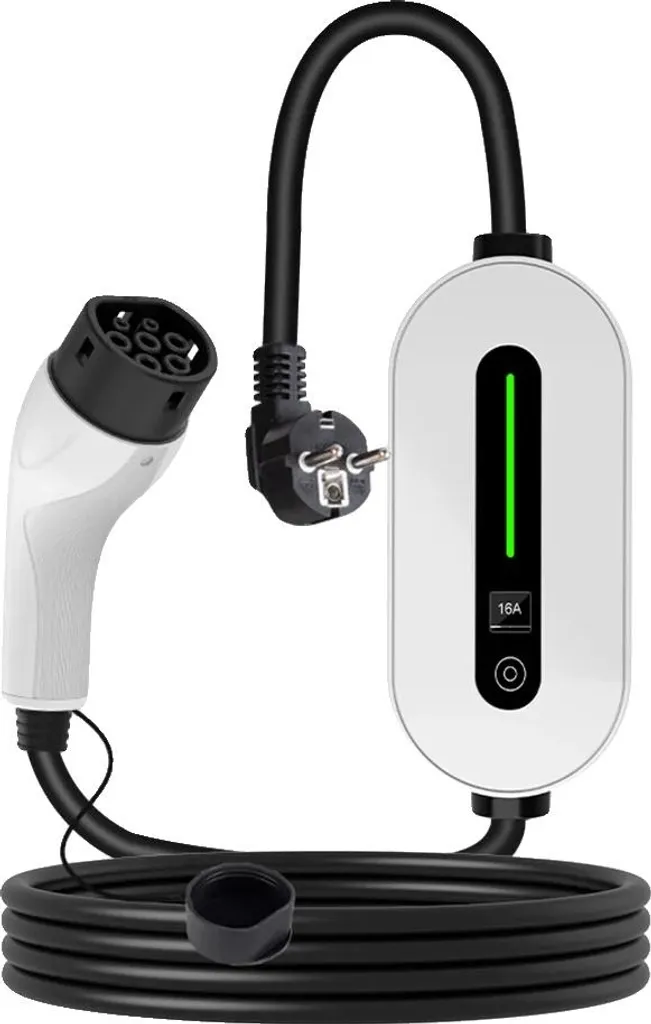 Chargeur Portable Type 2 pour Véhicule Électrique 3,5kW 16A Monophasé