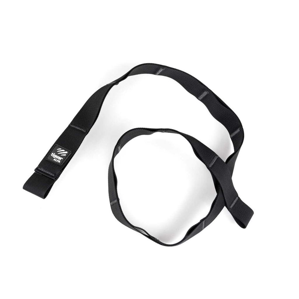 tiguar alfa Extension 123 cm Verstellbare Verlängerung für Schlingentrainer, Gymnastikringe und Aerial-Equipment | 17 kN Tragkraft, 36 mm Gurtbre...