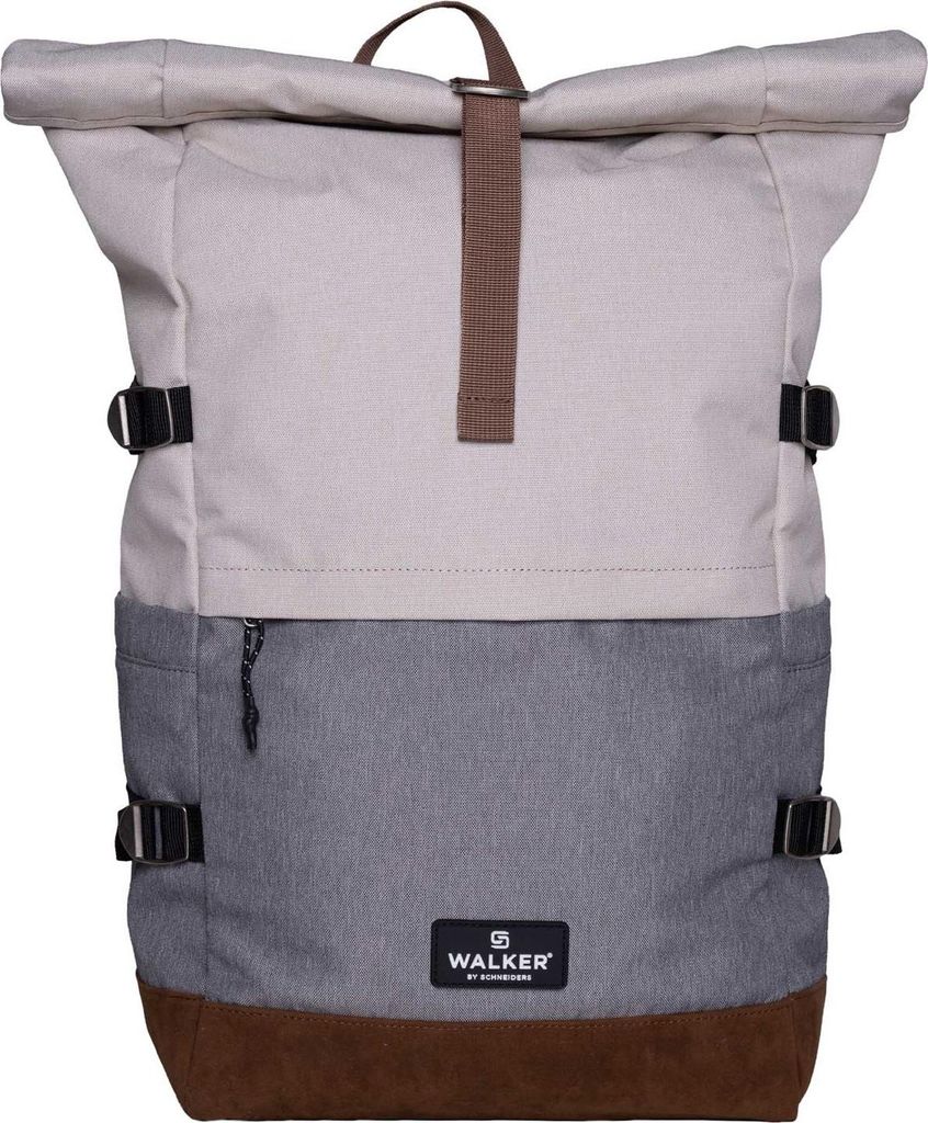 Walker Laptoprucksack Rucksack mit Laptopfach Concept Roll Up Two Backpack 23L Popcorn / Grey mehrfarbig
