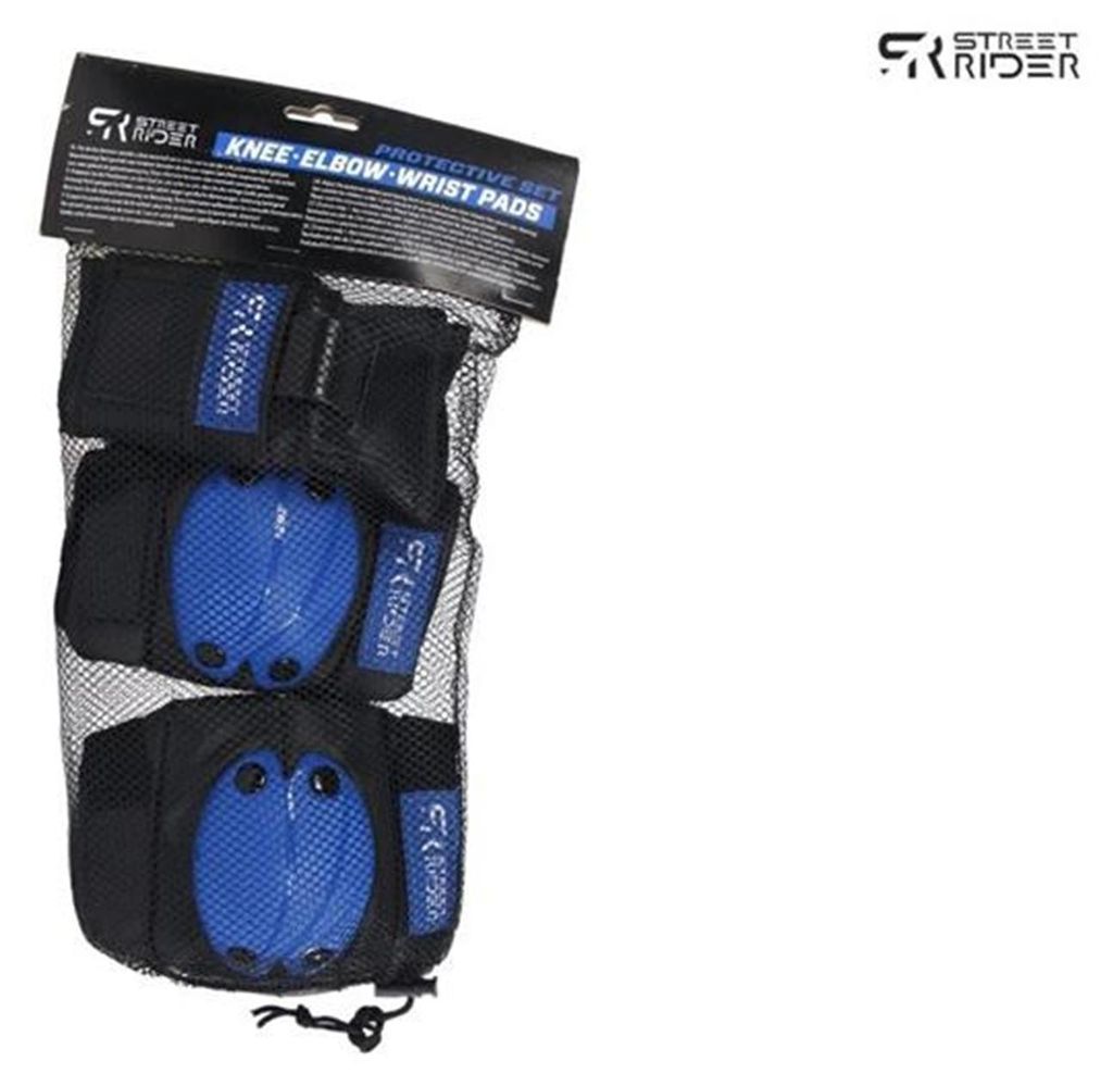 Street Rider Protective Set S - Blue, 6dlg.
