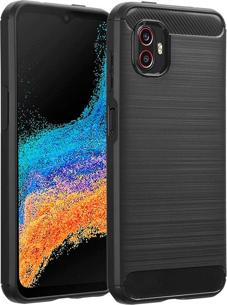 imoshion Brushed Back Cover Samsung Galaxy Xcover 6 Pro - Schwarz