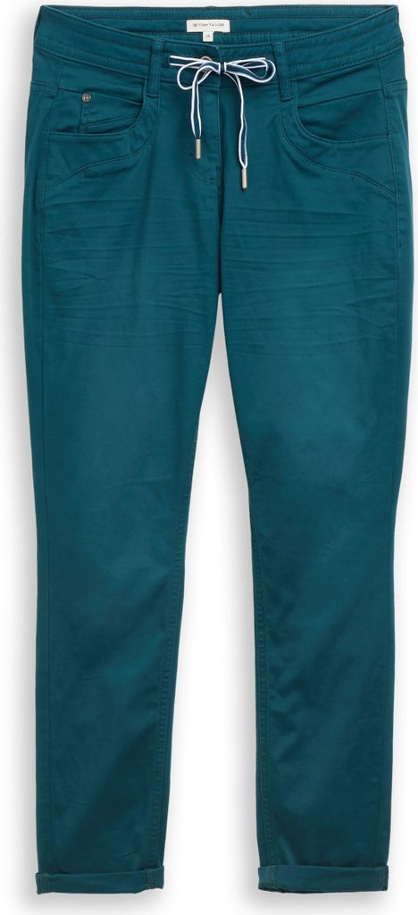Tom Tailor Hose Tapered Relaxed Five-Pocket-Style mit Kordelzug am Hosenbund