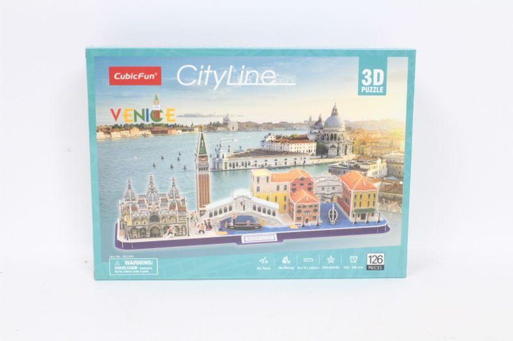 CubicFun Cubicfun Puzzle 3D City Line Venice 20269 Immagine del prodotto 