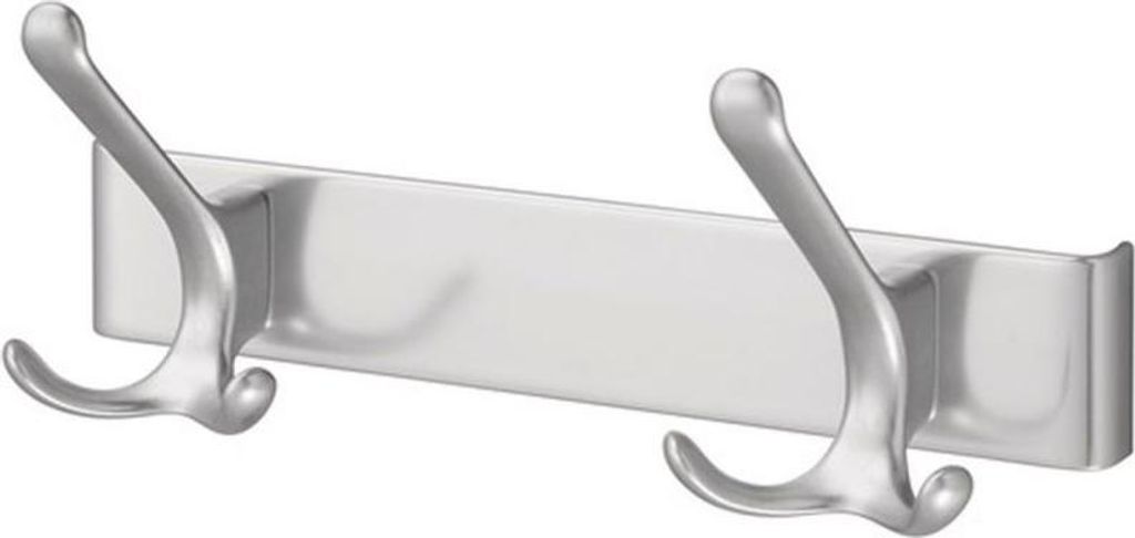 Huthakenleiste 0822-0822 2 Hak.A.96mm LM silberf.elox.H.102mm HERMETA